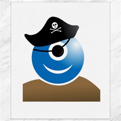 Alien One Eye Pirate Buccaneer Canvas 8  X 10 