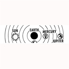 Earth Geocentric Jupiter Mars Large Bar Mats by Wegoenart