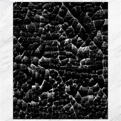 Black And White Grunge Cracked Abstract Print Canvas 16  X 20  by dflcprintsclothing