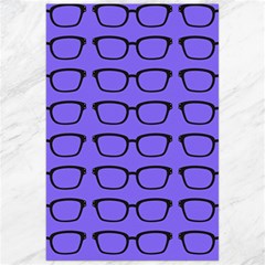 Nerdy Glasses Purple Canvas 24  X 36  by snowwhitegirl