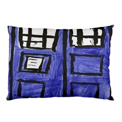 Tardis Painting Pillow Case by Sudhe