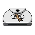 Bear Polar Bear Arctic Fish Mammal Memory Card Reader with CF Front