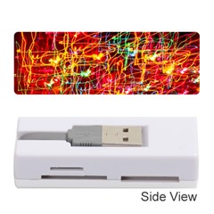 Random Colored Light Swirls Memory Card Reader (stick) by Sudhe