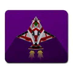 Toy Plane Outer Space Launching Large Mousepads
