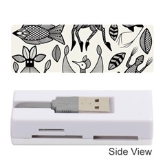 African Senufo Korhogo Tribal Ethnic Art Elements Vector Memory Card Reader (stick) by BluedarkArt