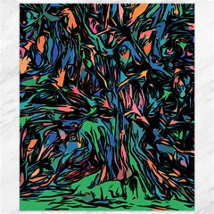 Tree Forest Abstract Forrest Canvas 20  X 24  by Pakrebo