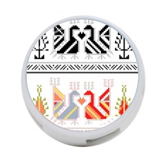 Bulgarian Folk Art Folk Art 4-port Usb Hub (two Sides)