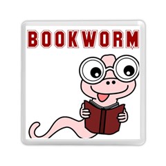 Literal Bookworm Memory Card Reader (square) by emeraldwolfpress