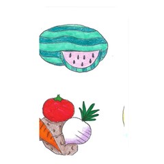 Fruits Veggies Memory Card Reader (rectangular) by okhismakingart