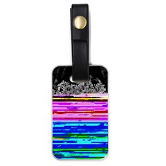 Static Wall Queen Annes Lace Version Iii Luggage Tags (one Side)  by okhismakingart