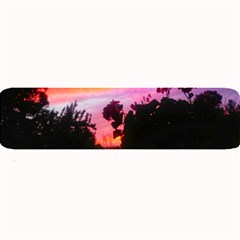 Sunset And Geraniums Large Bar Mats by okhismakingart