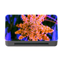 Yellow, Pink, And Blue Sumac Bloom Memory Card Reader With Cf by okhismakingart