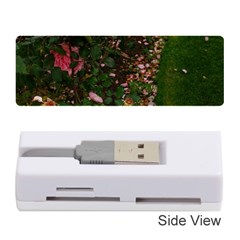 Pink Rose Field (sideways) Memory Card Reader (stick) by okhismakingart