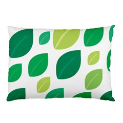Leaves Green Modern Pattern Naive Retro Leaf Organic Pillow Case by genx