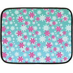 Background Frozen Fever Double Sided Fleece Blanket (mini)  by HermanTelo