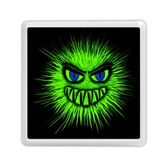 Monster Green Evil Common Memory Card Reader (square) by HermanTelo