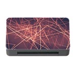 Light Fiber Black Fractal Art Memory Card Reader with CF Front