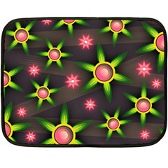 Non Seamless Pattern Background Fleece Blanket (mini)