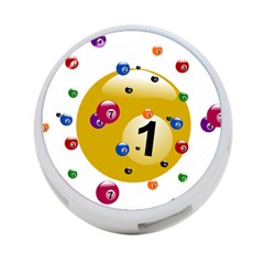 Billiard Ball Ball Game 4-port Usb Hub (two Sides) by HermanTelo