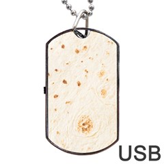Burrito Dog Tag Usb Flash (one Side) by TheAmericanDream