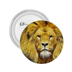 Lion Lioness Wildlife Hunter 2 25  Buttons