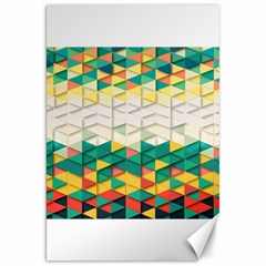 Background Triangle Canvas 20  X 30  by HermanTelo