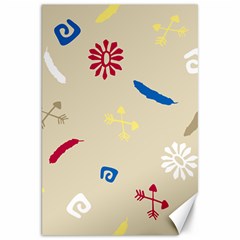 Pattern Culture Tribe American Canvas 20  X 30 