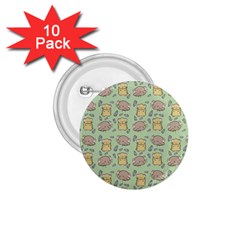 Hamster Pattern 1 75  Buttons (10 Pack) by Sapixe