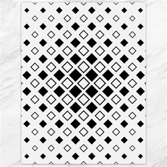 Square Diagonal Pattern Monochrome Canvas 12  X 16 