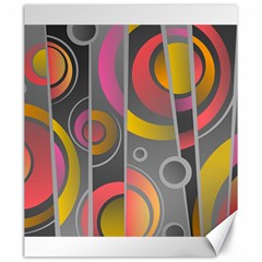 Abstract Colorful Background Grey Canvas 20  X 24  by Bajindul