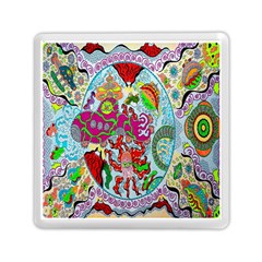 Supersonic Volcanic Splash Memory Card Reader (square) by chellerayartisans