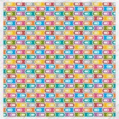Seamless Pattern Background Abstract Canvas 20  X 20  by Pakrebo