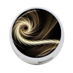 Fractal Background Pattern Curve 4-port Usb Hub (two Sides) by Pakrebo