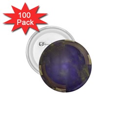 Fractal Earth Rays Design Planet 1 75  Buttons (100 Pack)  by Pakrebo