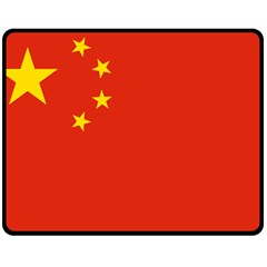 China Flag Double Sided Fleece Blanket (medium)  by FlagGallery