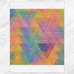 Triangle Pattern Mosaic Shape Canvas 36  X 48  by Pakrebo