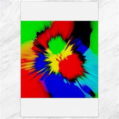 Color Halftone Grid Raster Image Canvas 24  X 36  by Pakrebo