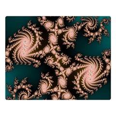 Fractal Pattern Abstraction Double Sided Flano Blanket (large) 