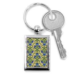 Pattern Thistle Structure Texture Key Chain (rectangle) by Pakrebo