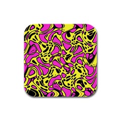 Splotchyblob Rubber Square Coaster (4 Pack)  by designsbyamerianna