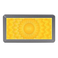 Wave Lines Yellow Memory Card Reader (mini) by HermanTelo