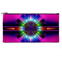 Abstract Art Fractal Creative Pink Pencil Cases by Sudhe