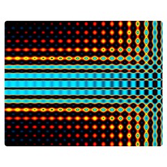 Signal Background Pattern Light Double Sided Flano Blanket (medium)  by Sudhe