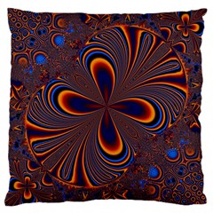 Abstract Fractal Background Pattern Large Cushion Case (two Sides) by Sudhe