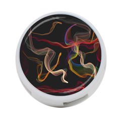 Abstract Smoke                      4-port Usb Hub (one Side) by LalyLauraFLM