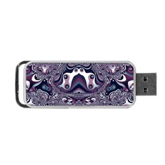 Fractal Art Artwork Design Portable Usb Flash (two Sides) by Pakrebo