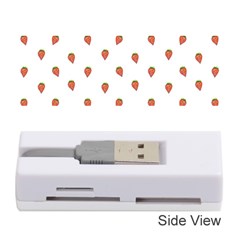Cartoon Style Strawberry Pattern Memory Card Reader (stick) by dflcprintsclothing