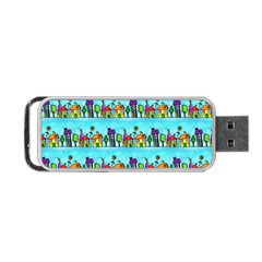 Seamless Repeating Tiling Tileable Portable Usb Flash (two Sides) by Wegoenart