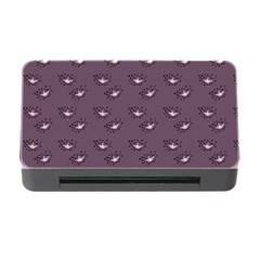 Zodiac Bat Pink Grey Memory Card Reader With Cf by snowwhitegirl