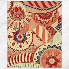 Pop Art Paisley Flowers Ornaments Multicolored 4 Canvas 16  X 20  by EDDArt